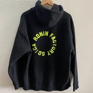 Ronin Factory SD CA Black Pullover Hoodie Sweatshirt XL Truck Auto Parts